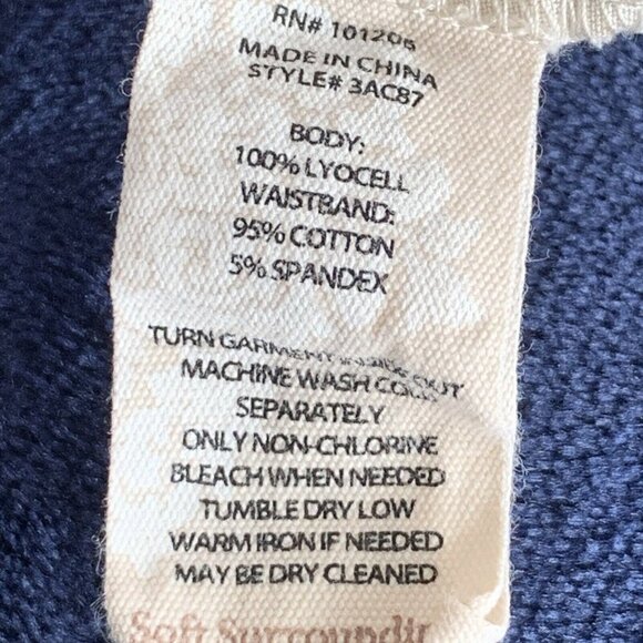 Soft Surroundings Pippa Pants Womens Medium Petite Metro Snap Hem White Beachy - Picture 5 of 9